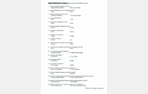 Quizz N°1 sur le judo