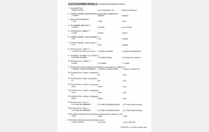 Quizz N°2 sur le judo