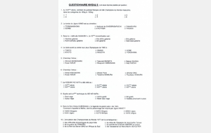 Quizz N°5 sur le judo