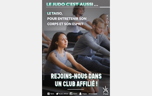 Taïso, reprise ce soir mercredi 2 septembre