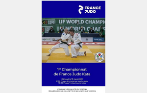 Coupe de France Judo Kata