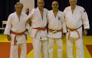 avec André  BOURREAU, Lionel GROSSAIN, et Jacques LEBERRE, 9ème dan.